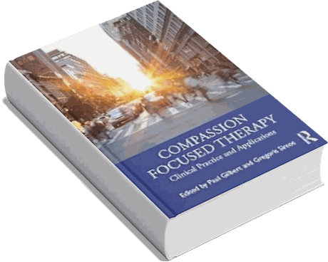 Livro Compassion Focused Therapy, de Paul Gilbert e Gregoris Simos - base científica da Terapia Focada na Compaixão usada no Curso Em Paz Comigo